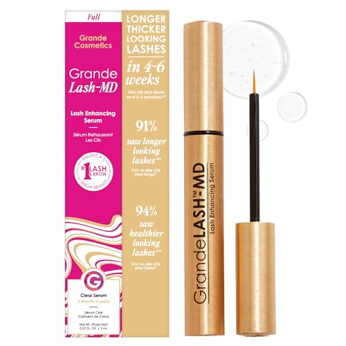 Grande Cosmetics GrandeLASH-MD Lash Enhancing Serum, 2mL, Cruelty-Free