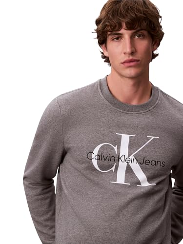 Calvin Klein Men's Monogram Logo Crewneck Sweatshirt