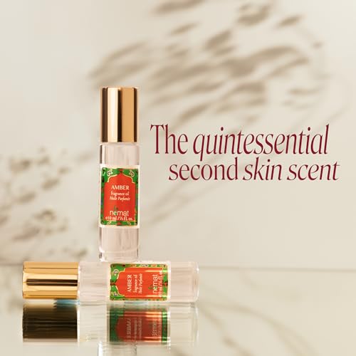 Nemat Amber Perfume Oil Roll-On for Women & Men, 10 ml
