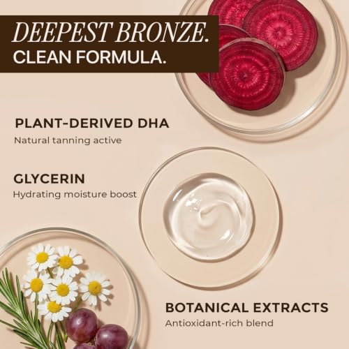 Self Tanner Mousse - USA Made with Natural & Organic Ingredients, Non-Toxic