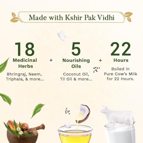 sesa Ayurvedic Hair Oil With Bhringraj & 17 Rare Herbs With Coconut Oil and 4 Nourishing Oil For Hair Growth Help Control Hair Fall & Easy Hair Oil Applicator For Women and Men, 3.38 Fl Oz or 100 ml
