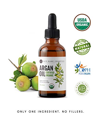 Kate Blanc Cosmetics Argan Oil for Hair, Face & Skin from Morocco (4oz)