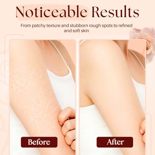 Himalayan Salt Body Scrub, Collagen & Rose Oil for Skin Cleansing, 12 fl oz