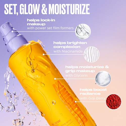 Urban Decay All Nighter Glow Waterproof Makeup Setting Spray (4 fl oz)