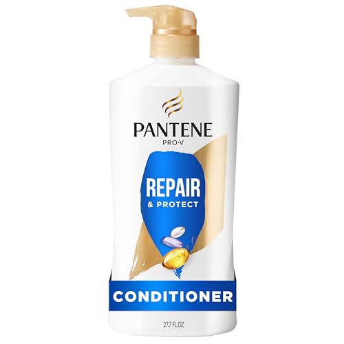 Pantene Conditioner, Repair & Protect - Pro-V Nutrients, 2x Breakage Protection for Dry, Color-Treated Hair, Healthy Looking Hair Every Wash, Antioxidant-Rich, Paraben Free, 25.1 Fl Oz