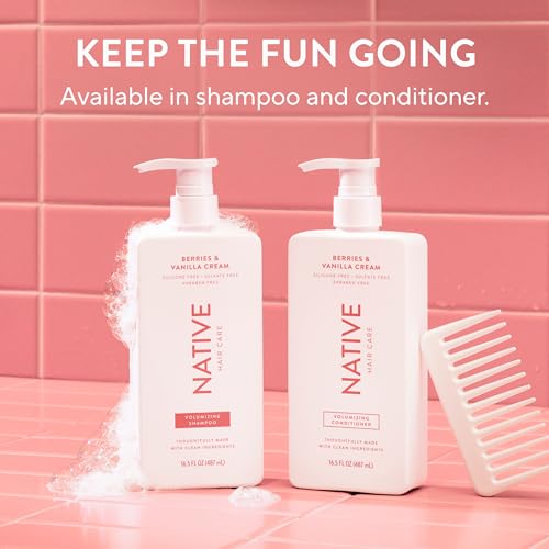 Native Volumizing Shampoo Berries & Vanilla Cream 16.5 fl Oz.