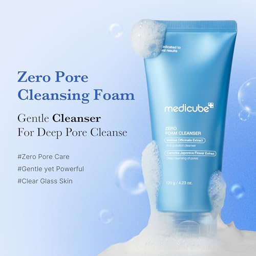 medicube Facial Cleanser Zero Foam Cleanser for Pore & Excess Oil Care