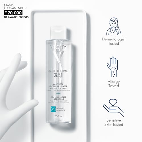 VICHY Pureté Thermale Micellar Water Eye Makeup Remover & Toner 6.76oz