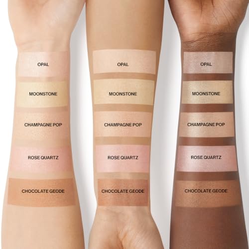 Smashbox X BECCA Shimmering Skin Perfector Pressed Highlighter | Luminous Glow + Buildable, 0.25 Ounce, Champagne Pop