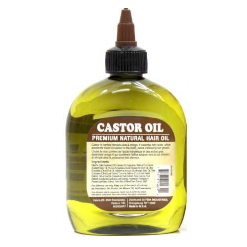 Difeel Mega Care Castor Hair Oil Blend 7.1 oz. - Blended Castor Oil for Hair Growth