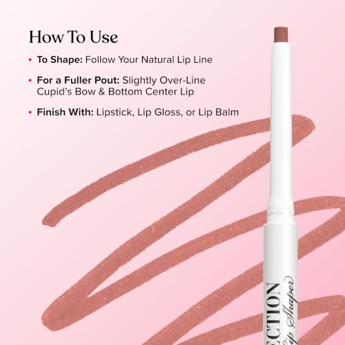 Too Faced Lip Injection Extreme Lip Shaper | Plumping, Waterproof, Liner Pencil, 0.01 Ounce, In Big Truffle
