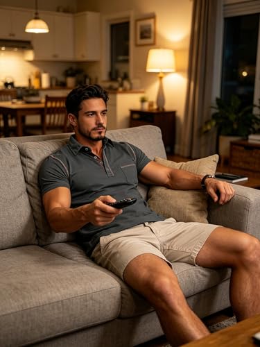 Men's Fashion Polo Shirts Classic Short Sleeve Lightweight Button Cotton T-Shirt Casual Golf Tee Tops with Pocket