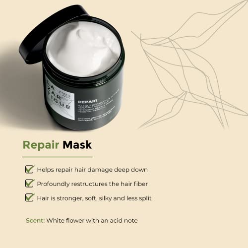 Lazartigue Intensive Repair Mask for Damaged, Dry, Frizzy Hair, 1.7 Fl Oz