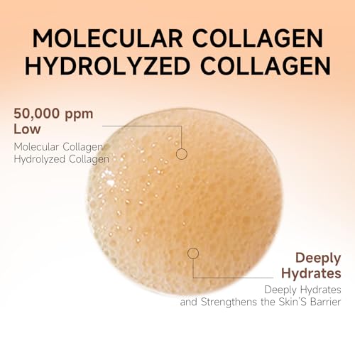 VELY VELY Collagen Sunscreen Serum SPF 50+ PA++++, Broad Spectrum Face Sunscreen Lightweight, Non-Sticky, No-Pilling Hydrating Formula for Sensitive Skin 30ml/1.01 oz
