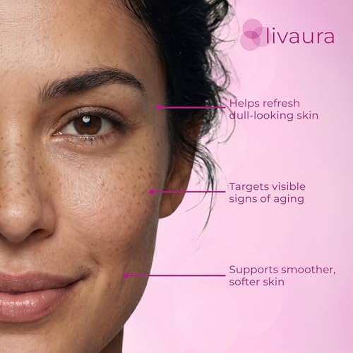 LIVAURA Retinol Skin Care Set for Women - Cleanser, Serum, Eye Gel & Cream