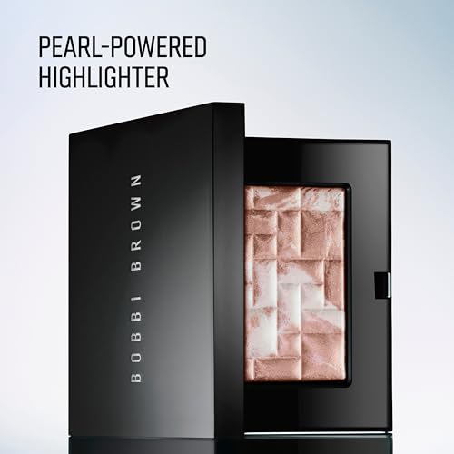 Bobbi Brown Highlighting Powder | Pearl-Infused Highlighter Makeup for Luminous Cheeks and Eyes with Gel-Powder Hybrid Technology | Natural Glow Radiance Booster, Copper Glow, 0.28 Ounce