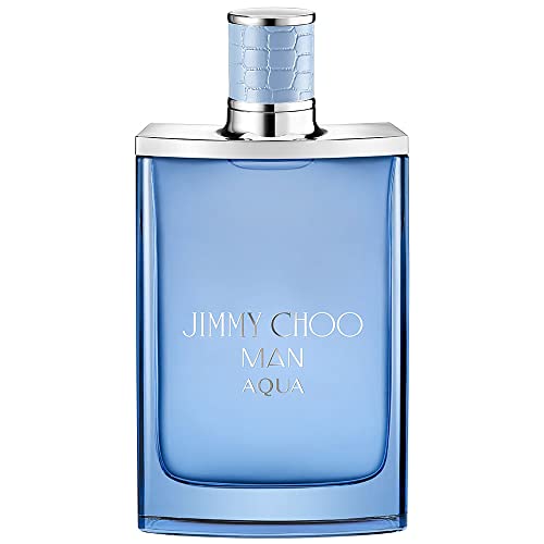 JIMMY CHOO - Man Aqua Eau de Toilette - Men's Fragrance - Fougere Marine Woody - With notes of Grapefruit, Clary Sage & Salty Moss - 3.3 Fl Oz