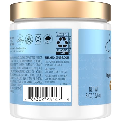 Shea Moisture Hydrate & Repair 2-Pack, Manuka Honey & Yogurt, 8 Oz Ea