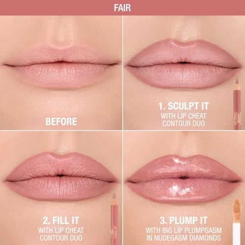 Charlotte Tilbury Lip Cheat Contour Duo - Dual-Sided Lip Liner Pencil