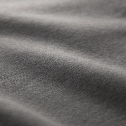 Lanky Llama (NEW) Atlas Crew Neck Sweatshirt | Raglan Sleeve | For Tall Slim Men | Stone Grey Heather, Medium Tall