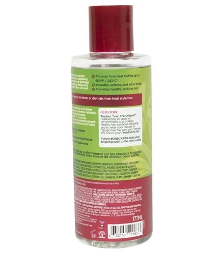 ORS Olive Oil Heat Protection Hair Serum with Coconut Oil for Restorative Shine 6 Ounces