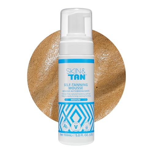 Skin and Tan Gradual Tanning Mousse - Medium - 5.2 oz