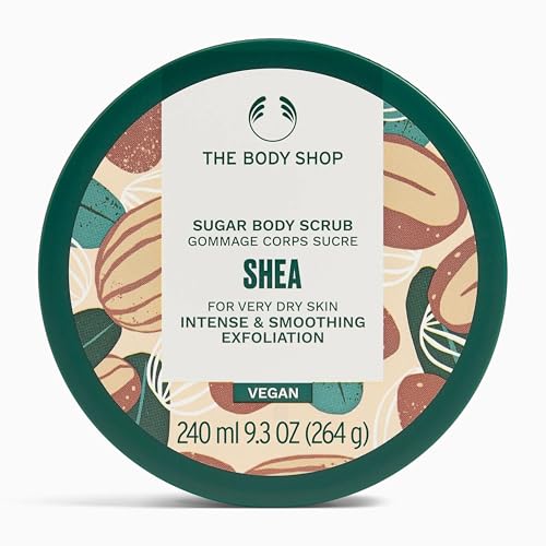 The Body Shop Shea Body Scrub | For Dry Skin, 8.2 Oz