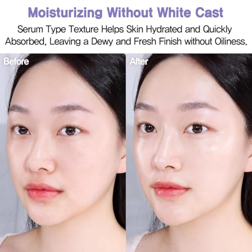 espoir Water Splash Sun Serum SPF50+ PA+++│3,000ppm Caffeine for Reducing Puffiness,Enhancing Skin Elasticity, Non-Oily Hydrating Sunscreen,Vegan,Beach Essentials, Clear Sunscreen1.69 Fl Oz.