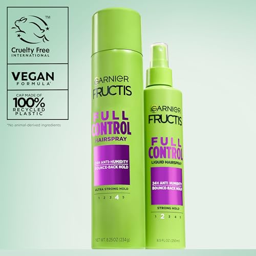 Garnier Fructis Style Full Control Anti-Humidity Hairspray, Ultra Strong Hold, 8.25 oz.