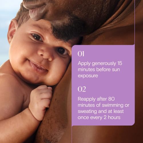 Aveeno Baby Continuous Protection Mineral Sunscreen Stick for Sensitive Skin with Broad Spectrum SPF 50 Protection for Face & Body, Naturally Sourced 100% Zinc Oxide, Travel Size, 0.47 oz