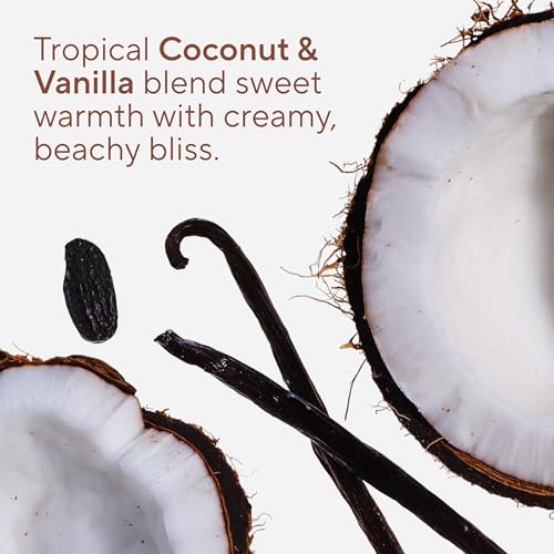 Native Body Scrub, Gently Exfoliates & Moisturizes for Smoother Skin in 1 Wash, Clean, Minimal, Silica-Free Ingredients for Sensitive Skin, for Women & Men, Coconut & Vanilla, 12 oz