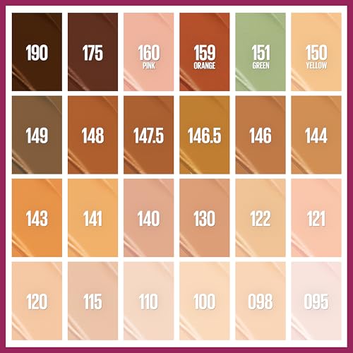 Maybelline Instant Age Rewind Eraser Dark Circles Treatment Multi-Use Concealer, 160, 1 Count (Packaging May Vary)