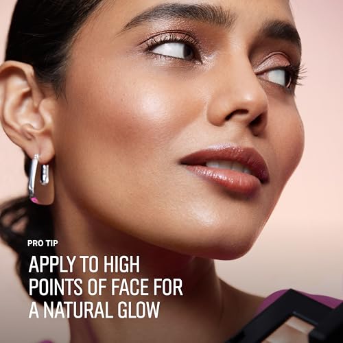 Bobbi Brown Highlighting Powder | Pearl-Infused Highlighter Makeup for Luminous Cheeks and Eyes with Gel-Powder Hybrid Technology | Natural Glow Radiance Booster, Afternoon Glow, 0.28 Ounce