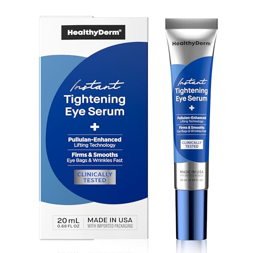 Instant Under Eye Lift Serum - Reduces Eye Bags, Wrinkles, Puffy Eyes, Dark Circles & Crow’s Feet in Minutes - Advanced Firming Polysaccharide Formula for Mature Skin - 20 mL
