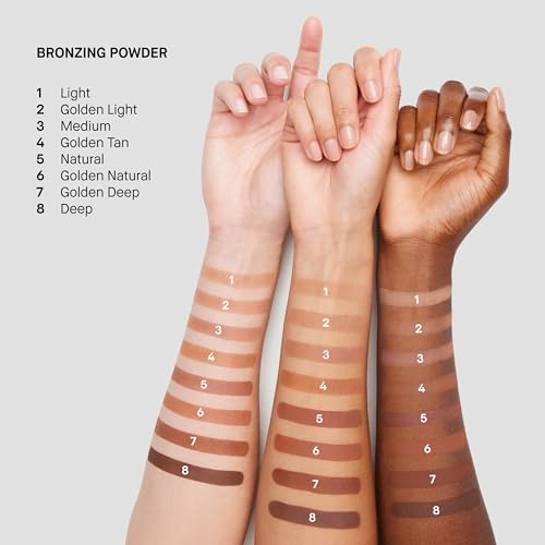 Bobbi Brown Bronzing Powder | Matte Finish Face Bronzer for Natural-Looking Warmth and Contour with Coconut Oil | For All Skin Tones and Complexions, Natural, 0.32 Ounce
