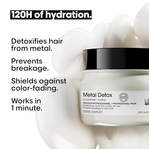 L'Oréal Professionnel Paris Metal Detox Mask – For Hair Repair, 8.5 Fl Oz
