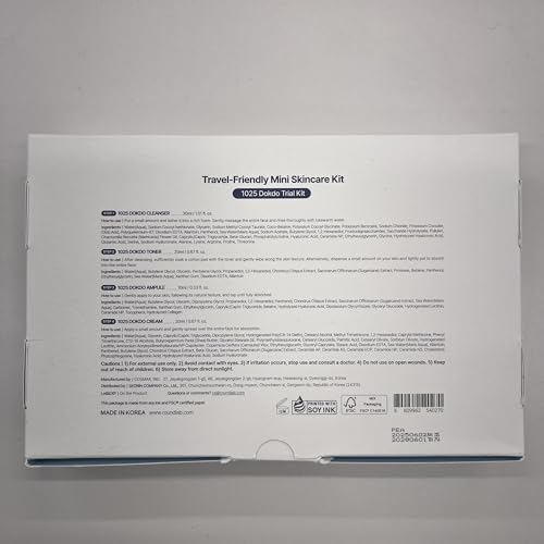 ROUND LAB 1025 Dokdo Hydrating Mini Kit 4-Step Skincare Set