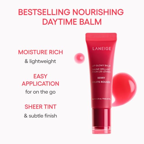 LANEIGE S’more Kisses Set: Hydrating Chocolate Lip Sleeping Mask & Vanilla Lip Glowy Balm