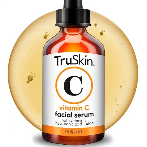 TruSkin Brightening Vitamin C Serum for Face with Hyaluronic Acid, 2 fl oz