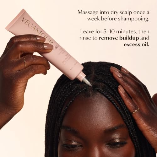 VEGAMOUR GRO Scalp Detoxifying Serum, Scalp Serum with Zinc PCA Removes Buildup & Soothes Scalp, Natural Citrus Scent, 2 fl. oz.