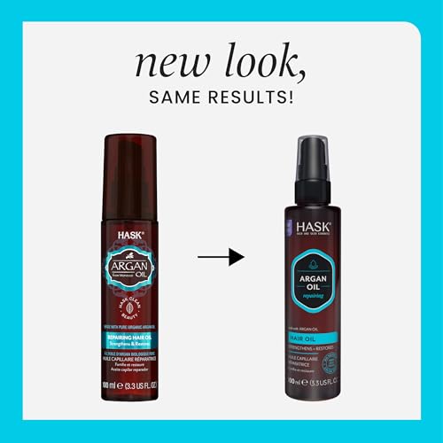 HASK Repair Argan Oil Shine Hair Oil, Pack of 3
