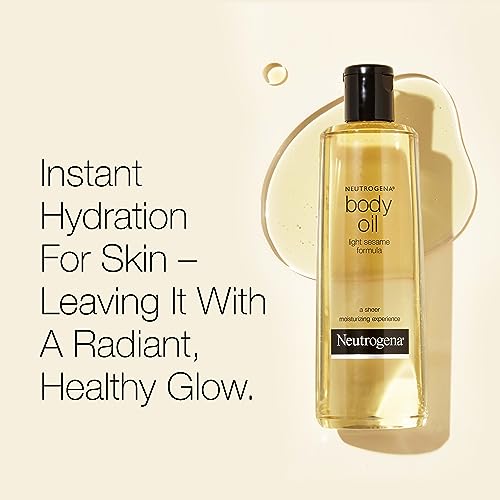 Neutrogena Body Oil Light Sesame Formula, Twin Pack, 16 fl oz