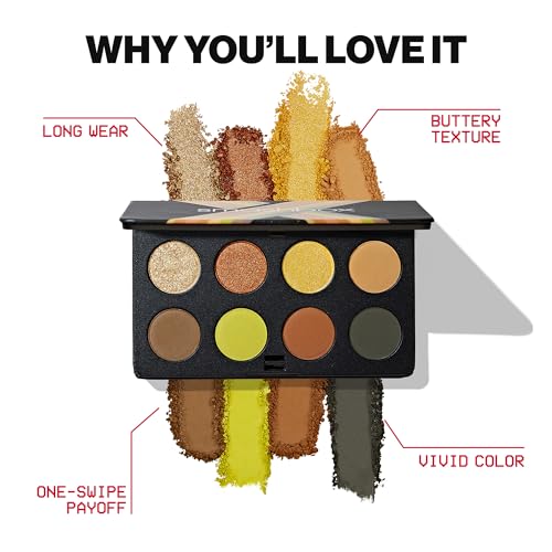 Smashbox Always On Mood Board Eye Shadow Palette | Long-Wearing Eye Shadow Palette For Every Mood | High Pigment + Shimmer Shades, 0.24 Ounce, Earthy Vibes