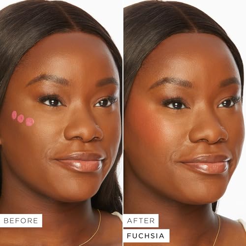tarte maneater blush & glow cheek plump – Lightweight Cheek Tint & Illuminator with Coconut Water & Hyaluronic Acid for Hydrated, Radiant Finish,Vegan & Cruelty-Free, full size, fuchsia