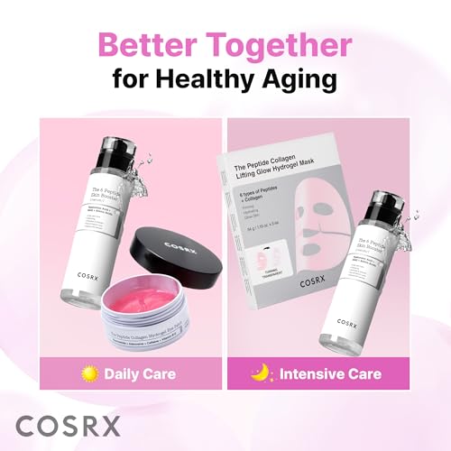 COSRX Pink Peptides Collagen Hydrogel Eye Patch for Puffy Eyes (60)