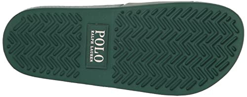 POLO RALPH LAUREN Womens Slide Sandals, Forest Green, 13 US