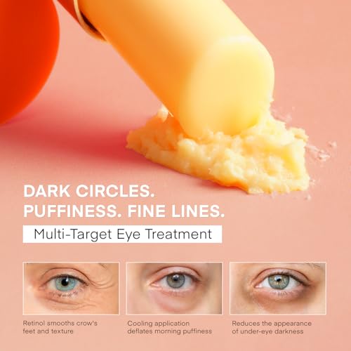 VELAMO ADVANCED Retinol Eye Stick: Renewing & Firming Under Eye Balm for Dark Circles, Puffiness, Fine Lines & Wrinkles - Travel Essentials, Portable & Perfect for On-the-go Use, 0.1 OZ/3g