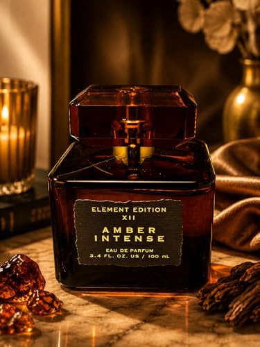 Amber Intense Eau de Parfum for Women – Long Lasting Perfume 3.4 FL OZ (100 ml) – Warm Amber, Vanilla & Musk | Premium EDP Fragrance for Daily Wear & Special Occasions