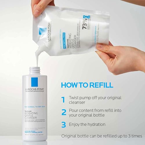La Roche-Posay Toleriane Gentle Hydrating Face Cleanser, 13.52 fl oz