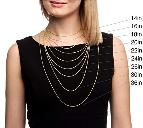 Nuragold 10K Real White Gold Rope Chain 1.5mm Diamond Cut Thin Necklace - 20"